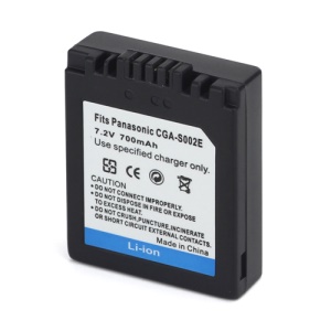 700mAh CGA-S002E DMW-BM7 Battery for Panasonic Lumix DMC-FZ1 DMC-FZ10 DMC-FZ15