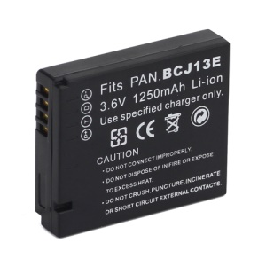 3.6V 1250mAh DMW-BCJ13E DMW-BCJ13 Li-ion Battery for Panasonic Lumix DMC-LX5 DMC-LX5K LX5W
