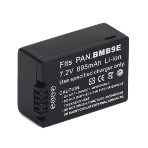 7.2V 895mAh DMW-BMB9E Camera Battery for Panasonic Lumix DMC-FZ40 DMC-FZ45 DMC-FZ100