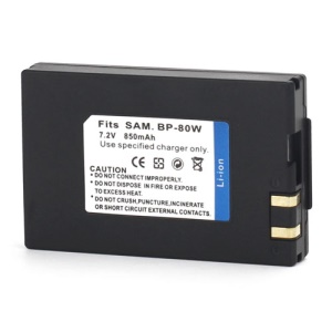 7.2V 850mAh BP80W Battery Replacement for Samsung SC-D381 SCD382 SC-DX205/XAA SC-DX103