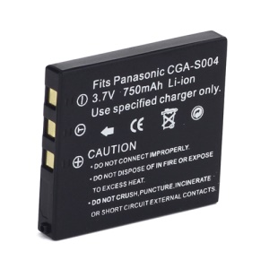 3.7V 750mAh CGAS004 Replacement Camera Battery for Panasonic Lumix DMC-FX2B