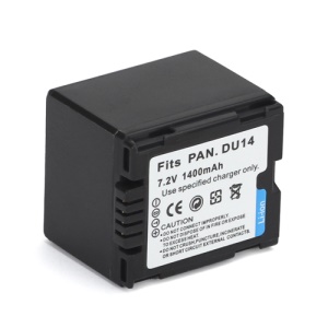 7.2V 1400mAh CGA-DU14 Replacement Battery for Panasonic NV-GS70 NV-GS120