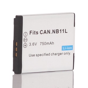 3.6V 750mAh NB-11L NB11L Battery for Canon Powershot ELPH 110 HS