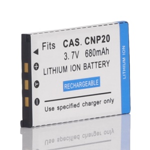 Lithium-Ion Battery for NP-20 NP20 Casio Exilim 3.7V EX-S600 680mAh