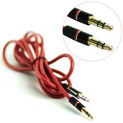 3.5mm Male to Male Stereo Audio Aux Extension Cable, Length: 1.3M