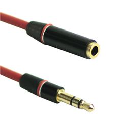 3.5mm Male to Female Stereo Sound Extension Audio Cable, Length: 1.3M