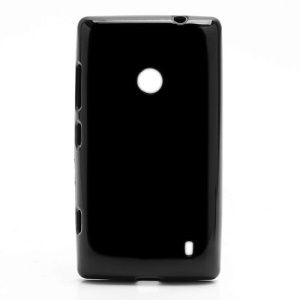 Candy Gel Jelly TPU Case Cover for Nokia Lumia 520 - Black
