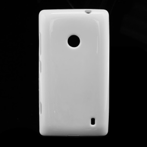 Candy Gel Jelly TPU Case Cover for Nokia Lumia 520 - White