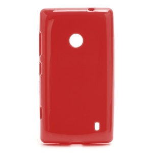 Candy Gel Jelly TPU Case Shell for Nokia Lumia 520 - Red