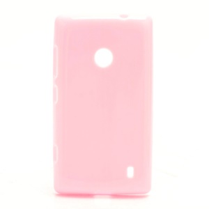 Candy Gel Jelly Gel TPU Case Cover for Nokia Lumia 520 - Pink
