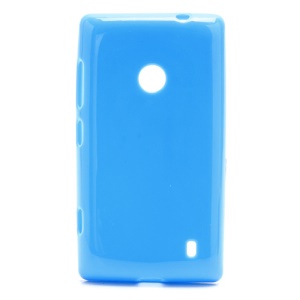 Candy Gel Jelly Gel TPU Case Cover for Nokia Lumia 520 - Blue
