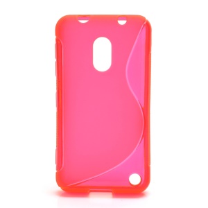 S Shape Candy Flex TPU Gel Case Cover for Nokia Lumia 620