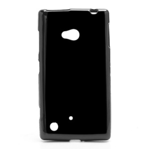 Candy Jelly Gel TPU Case Shell for Nokia Lumia 720 - Black