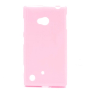 Candy Jelly TPU Gel Case Cover for Nokia Lumia 720 - Pink