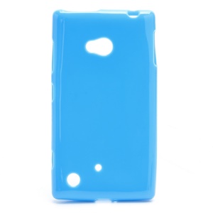 Candy Gel Jelly TPU Case Cover for Nokia Lumia 720 - Blue