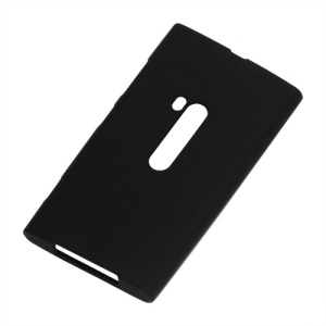 Matte TPU Gel Back Case Cover for Nokia Lumia 920 - Black