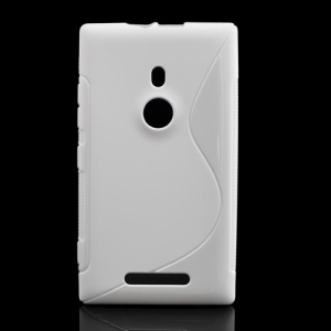 S-Curve Gel TPU Case Cover for Nokia Lumia 925 - White