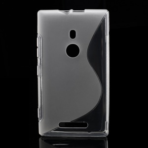S-Curve Gel TPU Case Cover for Nokia Lumia 925 - Translucent White