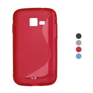 S Line Wave TPU Gel Case for Samsung Galaxy Y Pro B5510