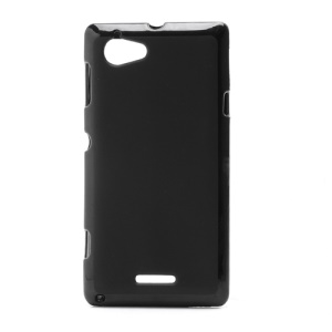 Flexible Gel TPU Case Cover for Sony Xperia L S36h C2105 C2104 - Black