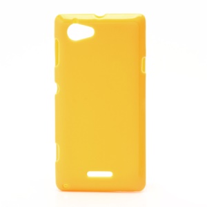 Flexible Gel TPU Case Cover for Sony Xperia L S36h C2105 C2104 - Yellow