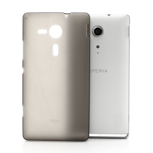Double-side Matte Jelly TPU Case for Sony Xperia SP C5303 C5302 C5306 M35h - Grey