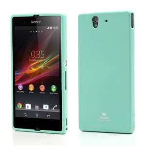 Mercury Glittery Powder TPU Case Cover for Sony Xperia Z C6603 C6602 L36h HSPA+ LTE - Green