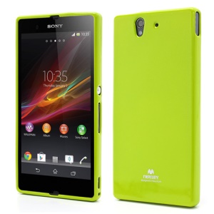 Mercury Glittery Powder TPU Case Cover for Sony Xperia Z C6603 C6602 L36h HSPA+ LTE - Green