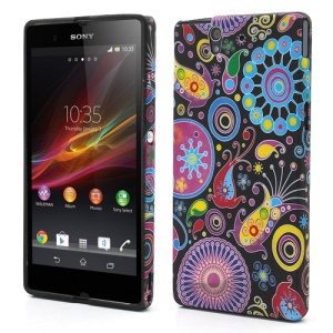 Colorful Pattern TPU Soft Protective Case Cover Skin for Sony Xperia Z L36h Yuga C6603