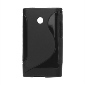 S Shape TPU Skin Case Cover for LG Optimus L3 E400