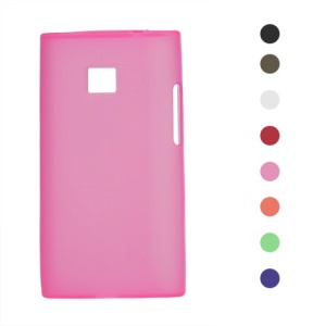 Frosted TPU Gel Case for LG Optimus L3 E400