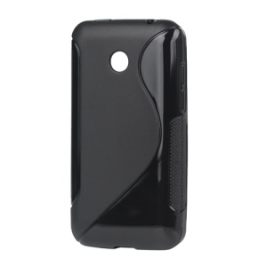 LG Optimus Hub Glare E510 S Shape TPU Gel Case Cover