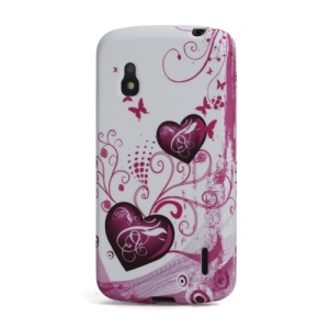 Sweet Hearts Gel TPU Case Cover for Google LG Nexus 4 E960 Mako