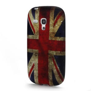 Vintage Union Jack Flag TPU Back Case for Samsung Galaxy S III / 3 Mini I8190