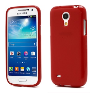 Candy TPU Gel Jelly Skin Case Accessory for Samsung Galaxy S4 mini I9190 I9192 I9195 - Red