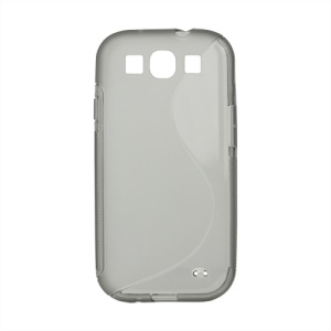 S-Curve TPU Gel Case Cover for Samsung Galaxy S 3 / III I9300 I747 L710 T999 I535 R530 - Grey