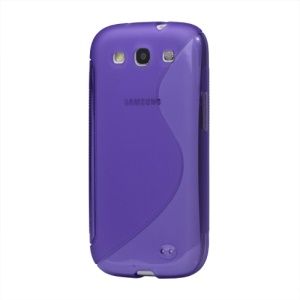 S-Curve TPU Gel Case Cover for Samsung Galaxy S 3 / III I9300 I747 L710 T999 I535 R530 - Purple