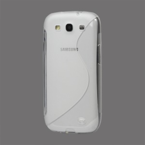 S-Curve TPU Gel Case Cover for Samsung Galaxy S 3 / III I9300 I747 L710 T999 I535 R530 - Transparent
