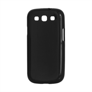 Glossy TPU Case Cover for Samsung Galaxy S 3 / III I9300 I747 L710 T999 I535 R530 - Black