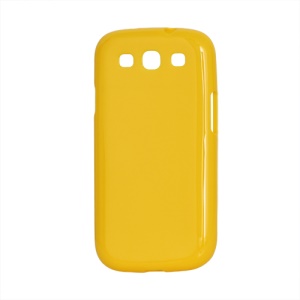 Glossy TPU Case Cover for Samsung Galaxy S 3 / III I9300 I747 L710 T999 I535 R530 - Yellow