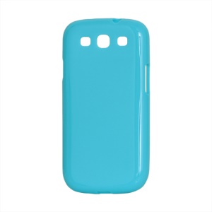 Glossy TPU Case Cover for Samsung Galaxy S 3 / III I9300 I747 L710 T999 I535 R530 - Blue