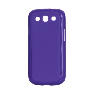 Glossy TPU Case Cover for Samsung Galaxy S 3 / III I9300 I747 L710 T999 I535 R530 - Purple
