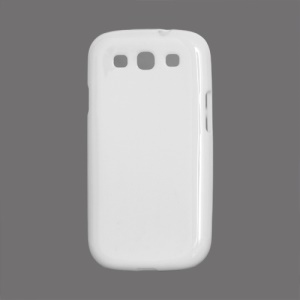 Glossy TPU Case Cover for Samsung Galaxy S 3 / III I9300 I747 L710 T999 I535 R530 - White