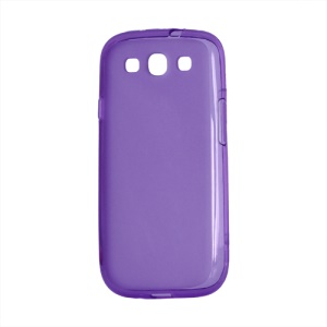 Frosted TPU Gel Case Cover for Samsung Galaxy S 3 / III I9300 I747 L710 T999 I535 R530 - Purple
