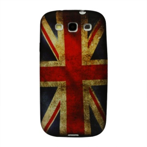 Retro Union Jack Flag TPU Cover for Samsung Galaxy S 3 / III I9300 I747 L710 T999 I535 R530