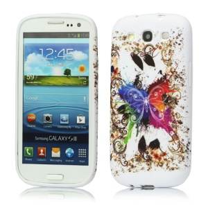 Pretty Butterfly TPU Gel Case for Samsung Galaxy S 3 / III I9300 I747 L710 T999 I535 R530