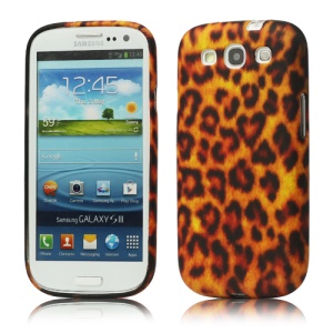 Brown Leopard TPU Gel Case for Samsung Galaxy S 3 / III I9300 I747 L710 T999 I535 R530
