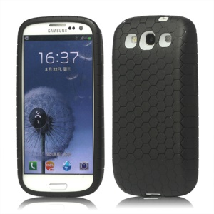 Extended Battery TPU Gel Case for Samsung Galaxy S 3 / III I9300 - Black