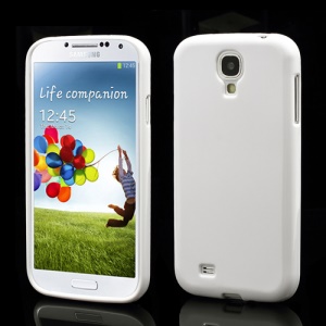 Glossy TPU Jelly Solid Color Case Cover for Samsung Galaxy S IV 4 i9500 i9505 - White
