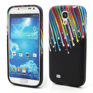 Colorful Meteor Shower Matte TPU Case Shell for Samsung Galaxy S IV S4 i9500 i9505